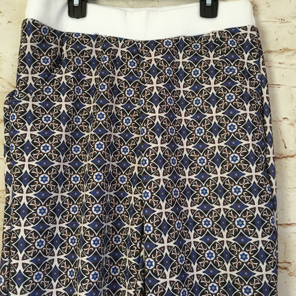 Missguided Women's Size 8 Blue Patterned Lounge Pants NWT - Picture 2 of 7